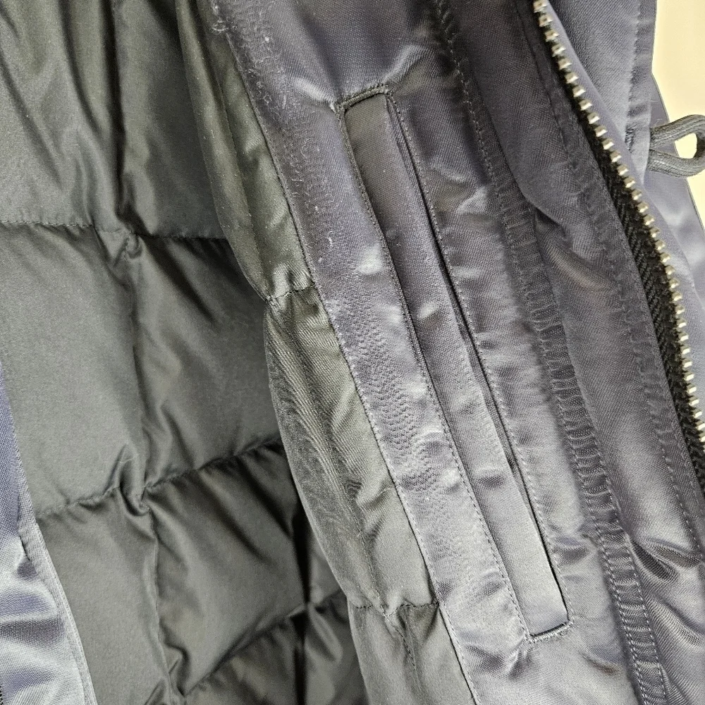 Theory Leonaard toggle coat with genuine coyote fur